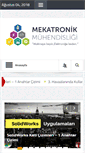 Mobile Screenshot of mekatronikmuhendisligi.com